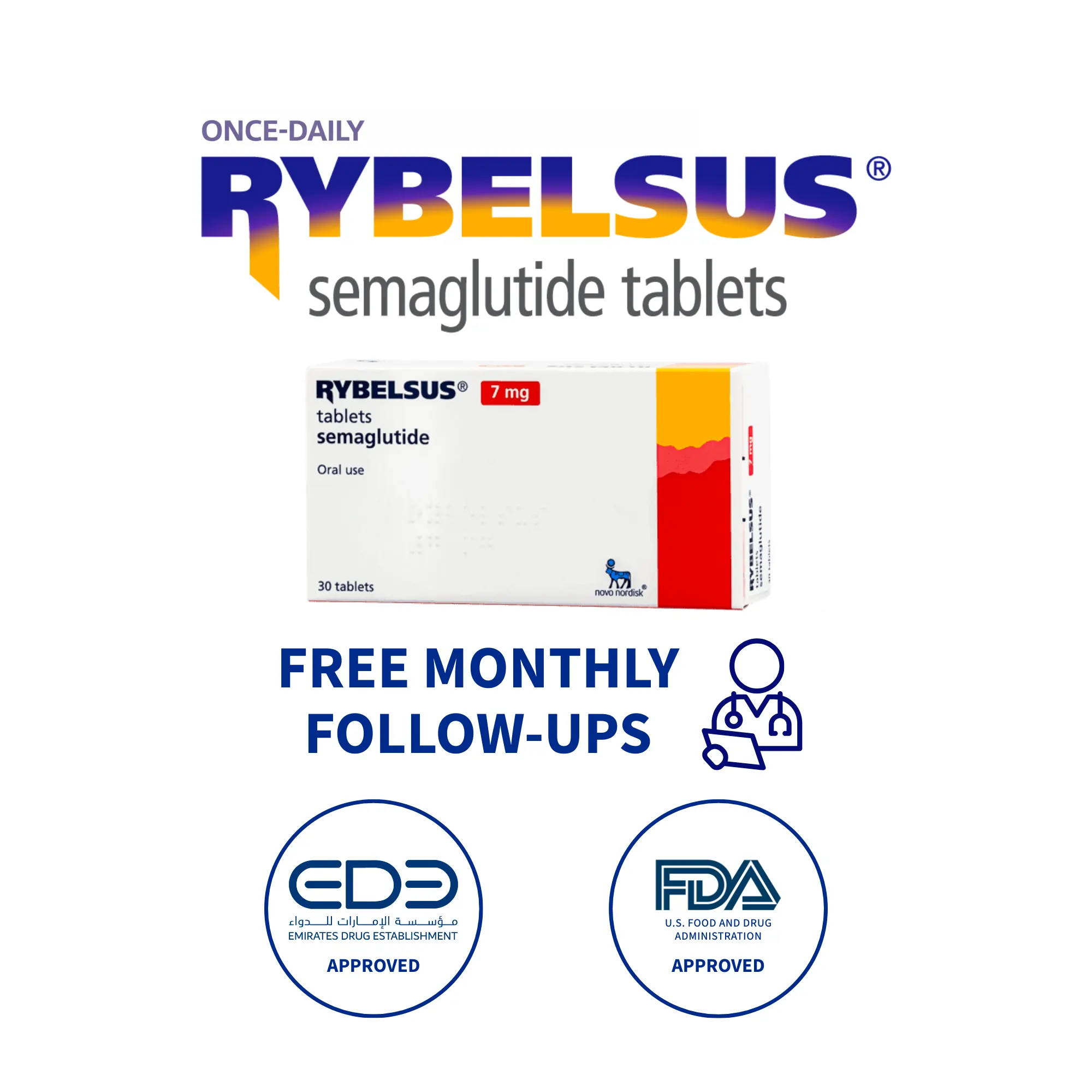 Rybelsus 7mg Tablet - GLP-1 Weight Management