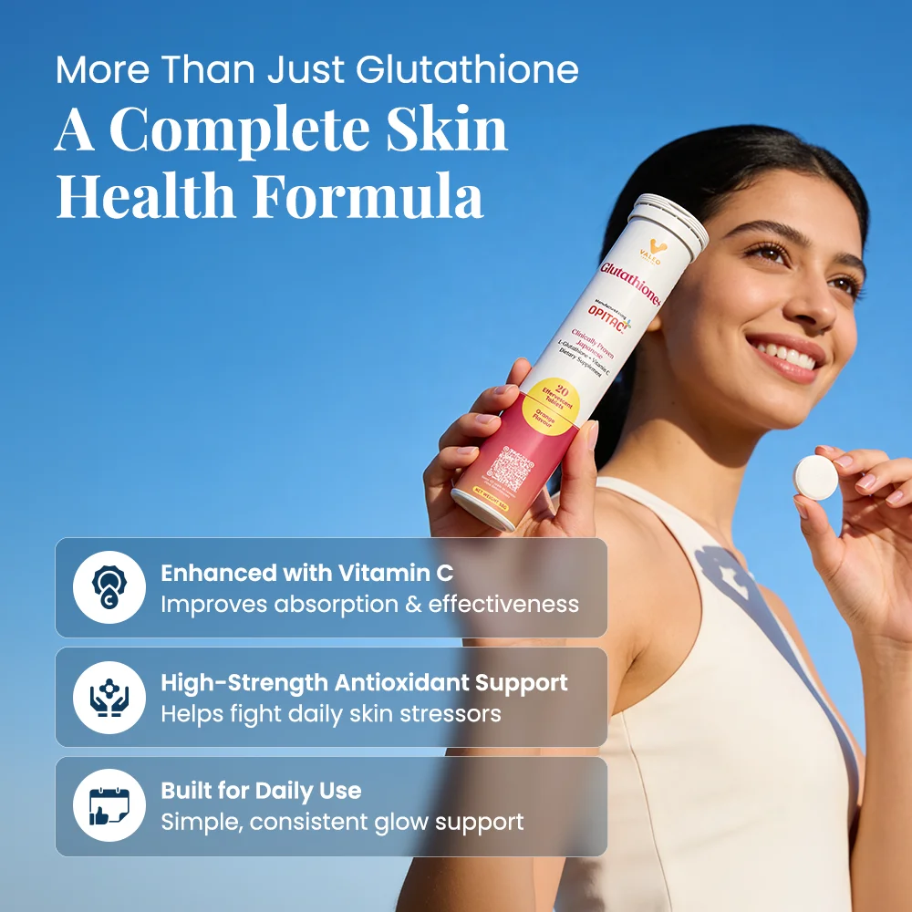 Valeo Glutathione+ with OPITAC | Skin Brightening & Detox