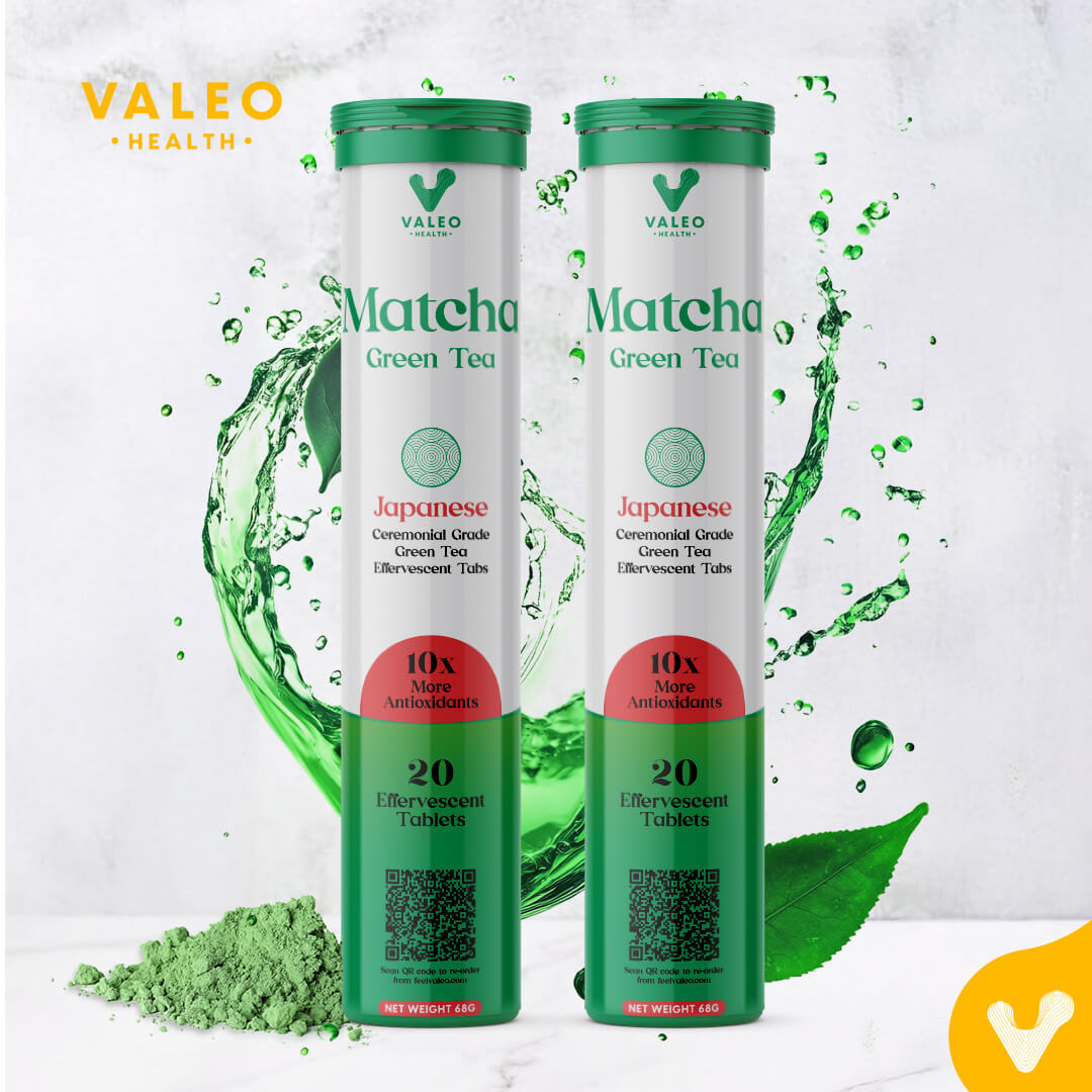 Valeo Matcha Green Tea Effervescent (Pack of 2) by Valeo